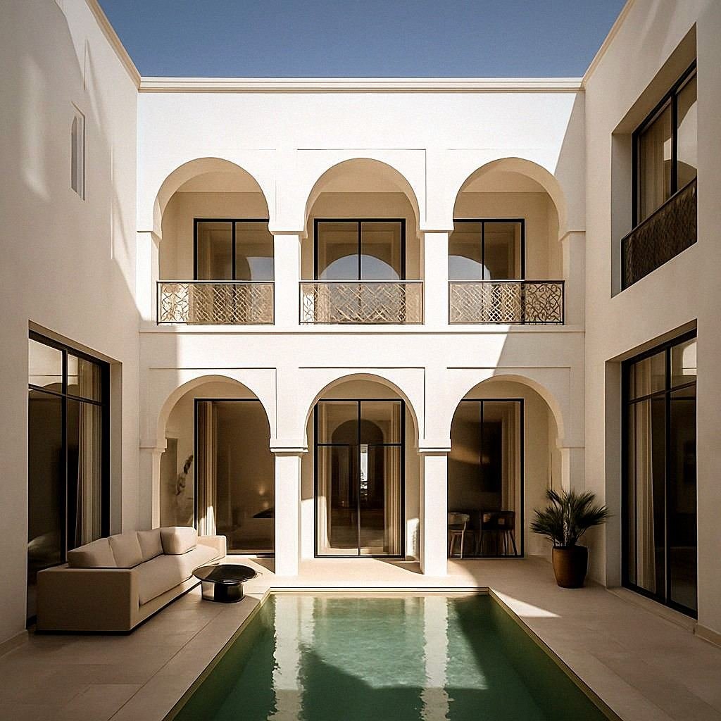 Riad in der Medina Marrakesch, UNESCO-Weltkulturerbe